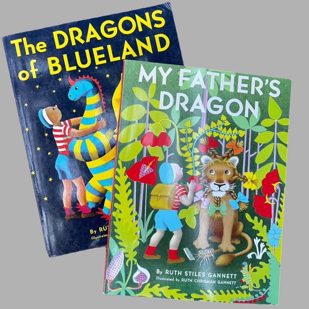 Children’s Paperback Book Bundle: My Father’s Dragon and The Dragons of Blueland